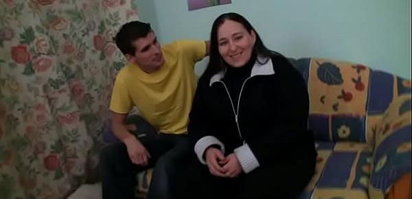  He picks up cute fatty and fucks her